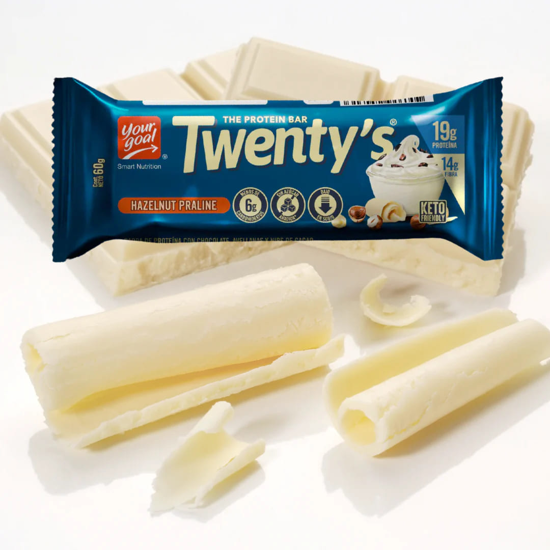 Barritas De Proteína Twenty's Hazelnut Praline 12 Unidades - Imagen 3
