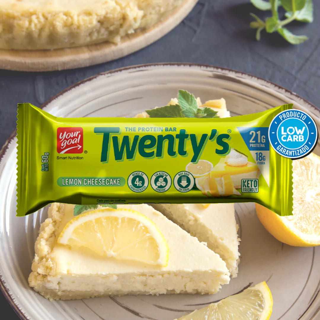 Barritas De Proteína Twenty's Lemon Cheesecake 12 Unidades - Imagen 3