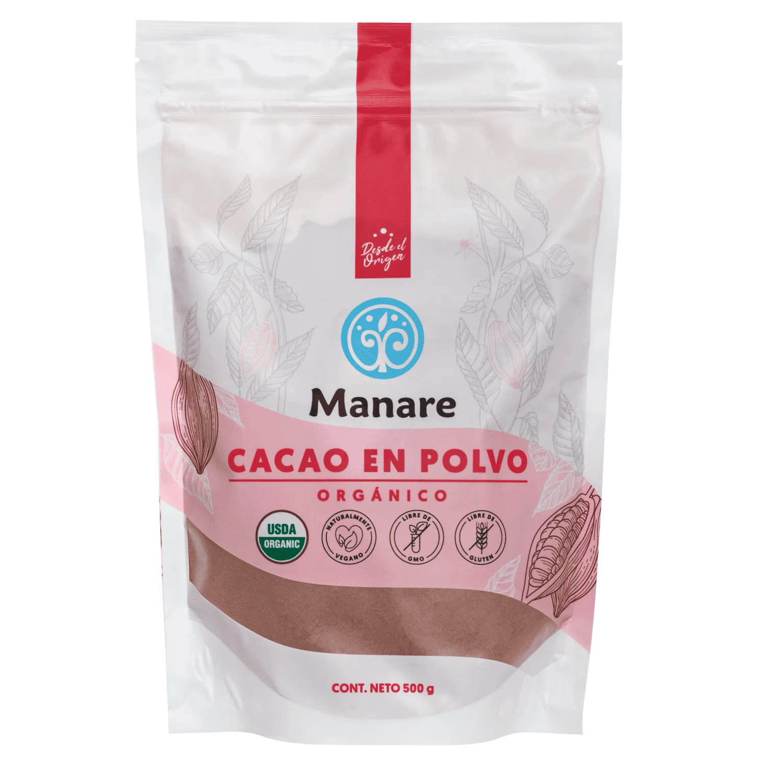 Cacao en polvo 500g - Manare
