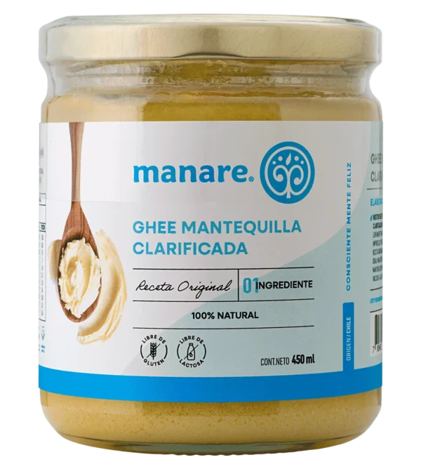 Ghee Mantequilla Clarificada 450ml - Manare
