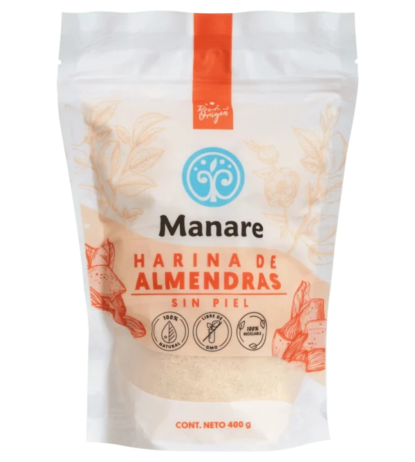 Harina De Almendras Sin Piel 400g - Manare