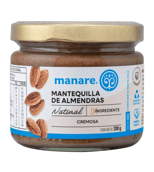 Mantequilla De Almendras 200g - Manare