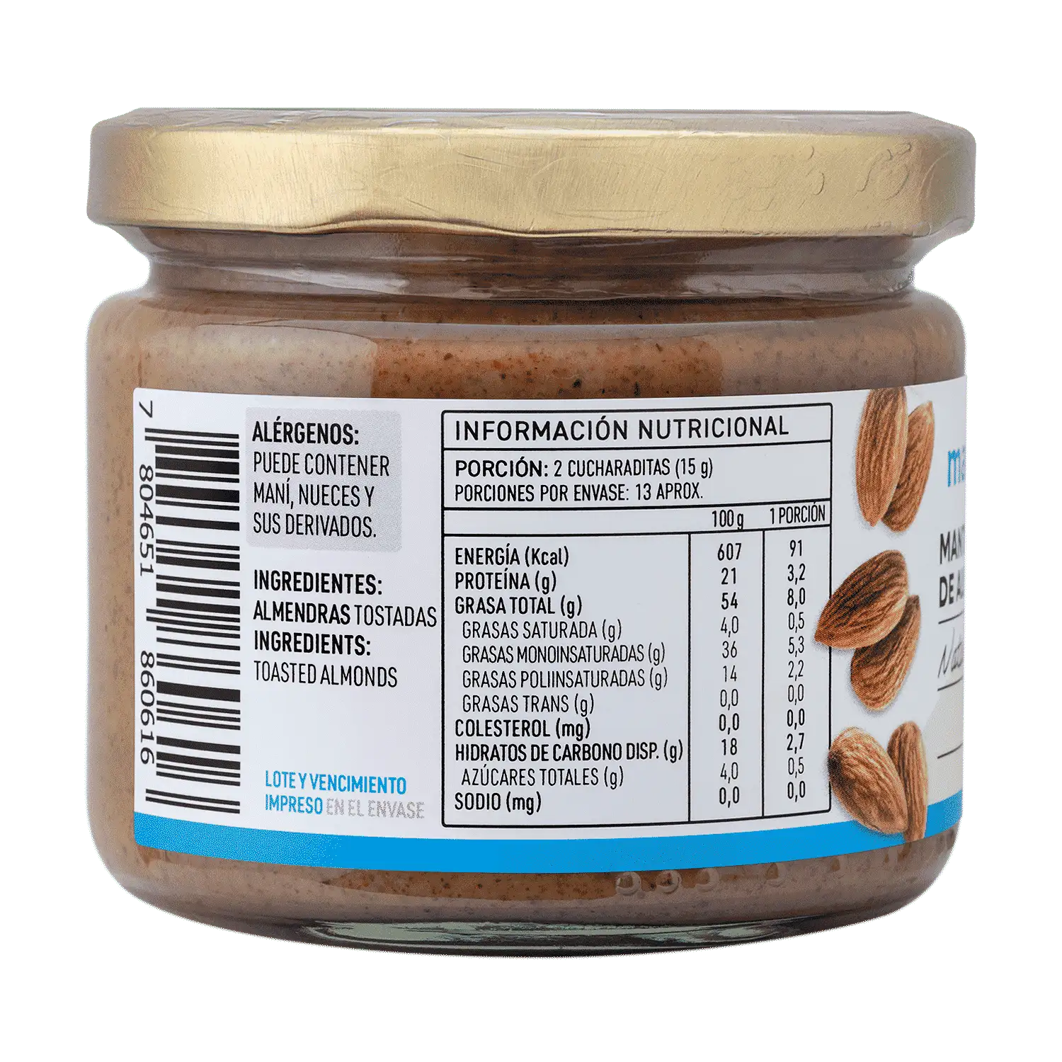 Mantequilla De Almendras 200g - Manare - Imagen 3
