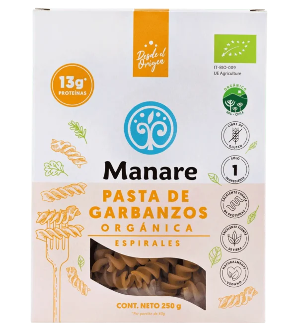 Espirales De Garbanzos 250g - Manare