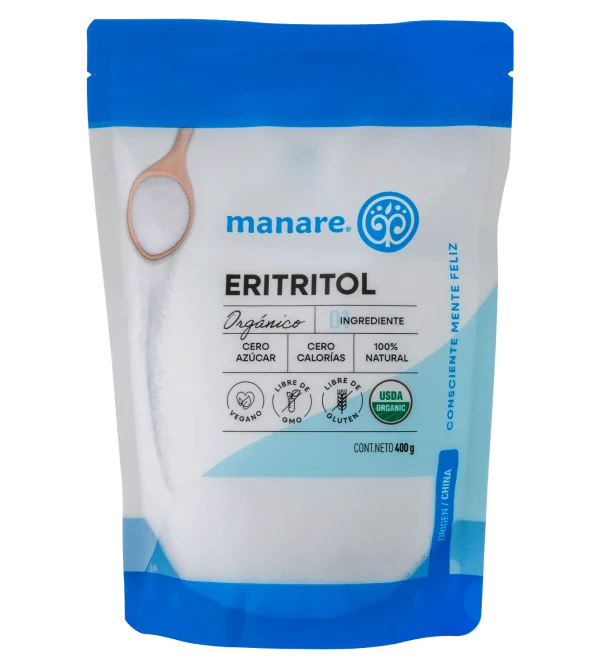 Eritritol Orgánico 400g - Manare