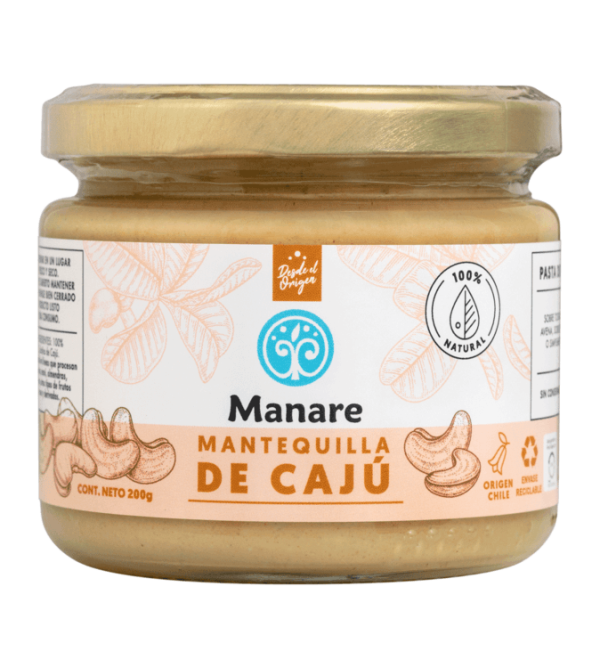 Mantequilla de castañas de Cajú 200g - Manare