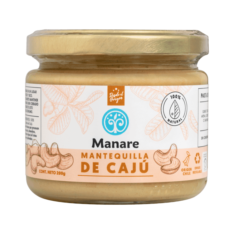 Mantequilla de castañas de Cajú 200g - Manare
