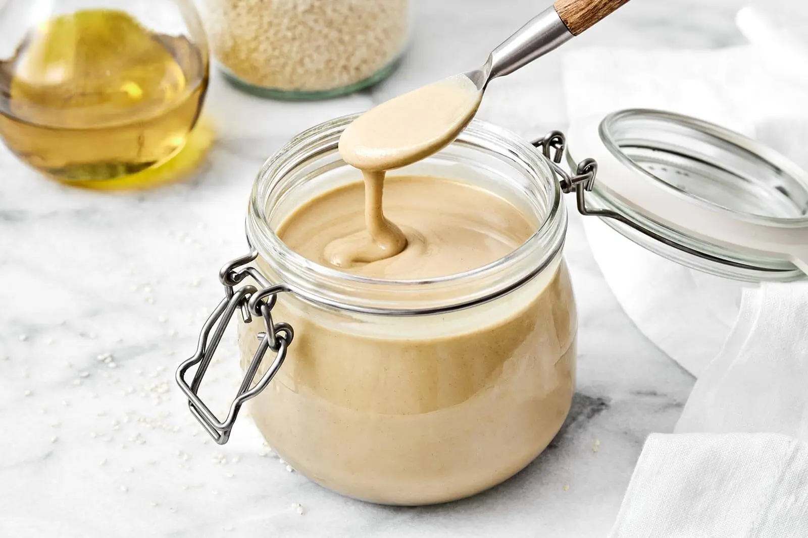 Tahini Pasta De Sésamo 330g - Manare - Imagen 8