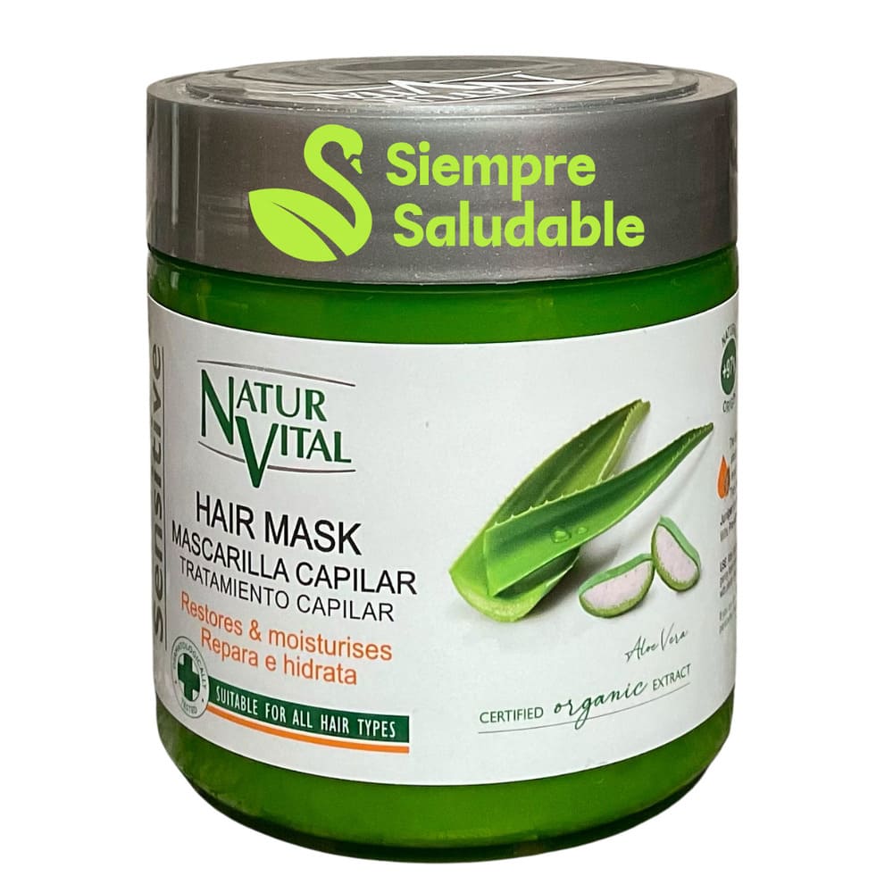 Mascarilla capilar sensitive aloe vera NaturVital