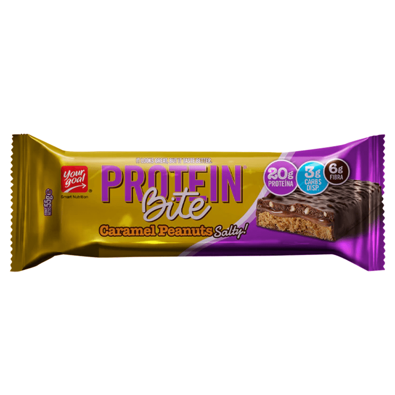 Barritas Protein Bite Caramel Peanuts Salty - Your Goal - Imagen 2