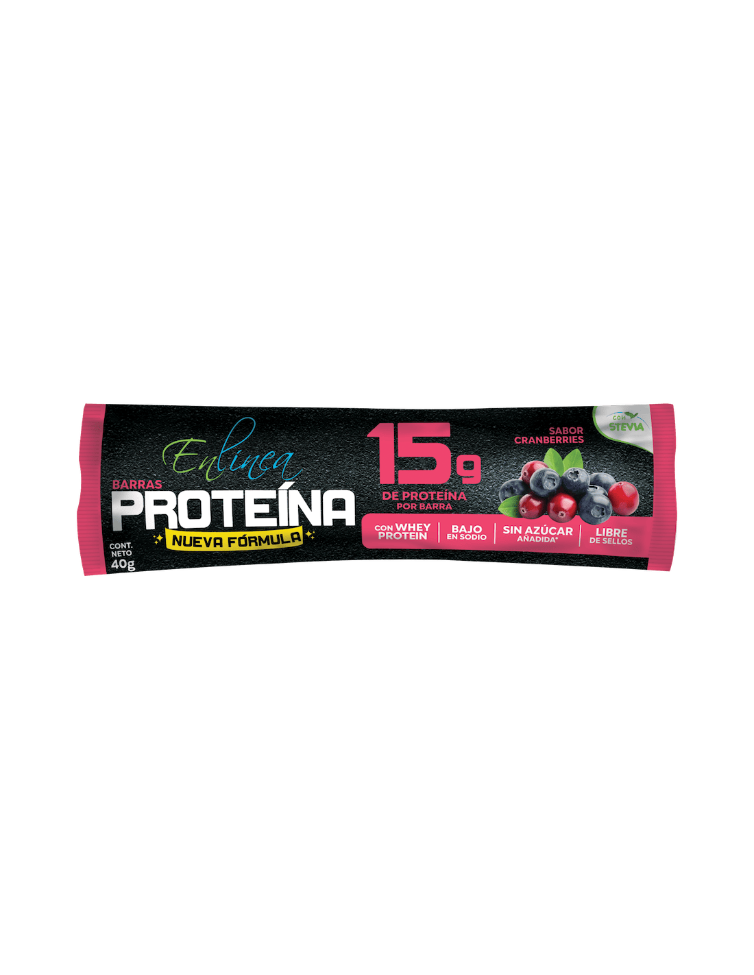 Barritas de Proteína Cranberries Sin Azúcar - En Línea - Imagen 2