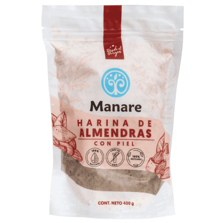 Harina De Almendras Con Piel 400g - Manare