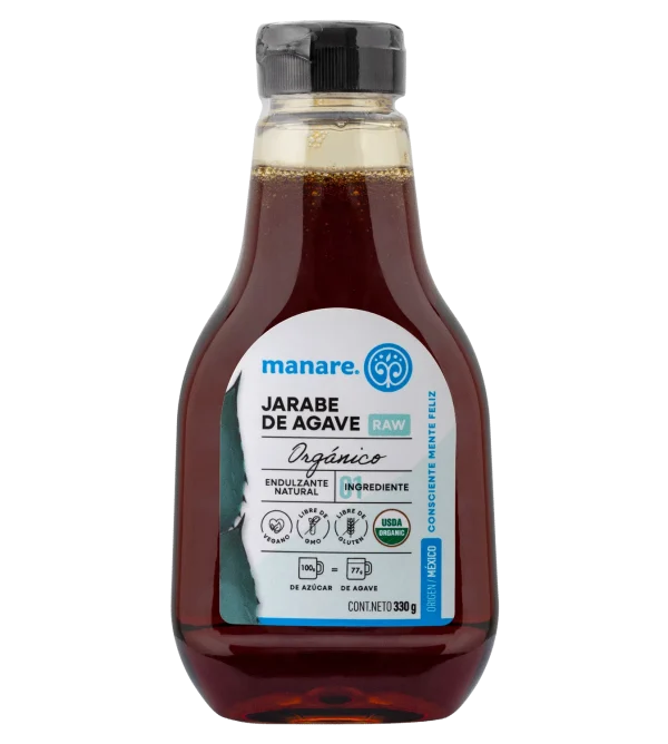 Jarabe De Agave Raw 330g Syrup Orgánico - Manare