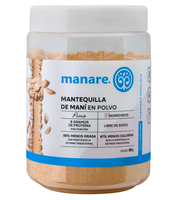 Mantequilla De Maní En Polvo 300g - Manare