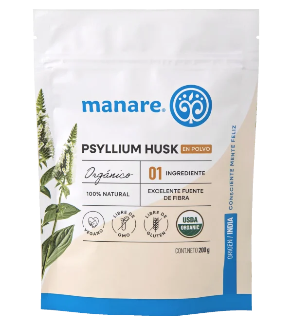 Psyllium Husk Natural En Polvo 200g - Manare