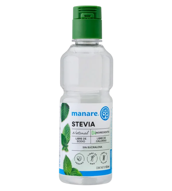 Stevia Líquida 125ml - Endulzante Sin Calorías - Manare