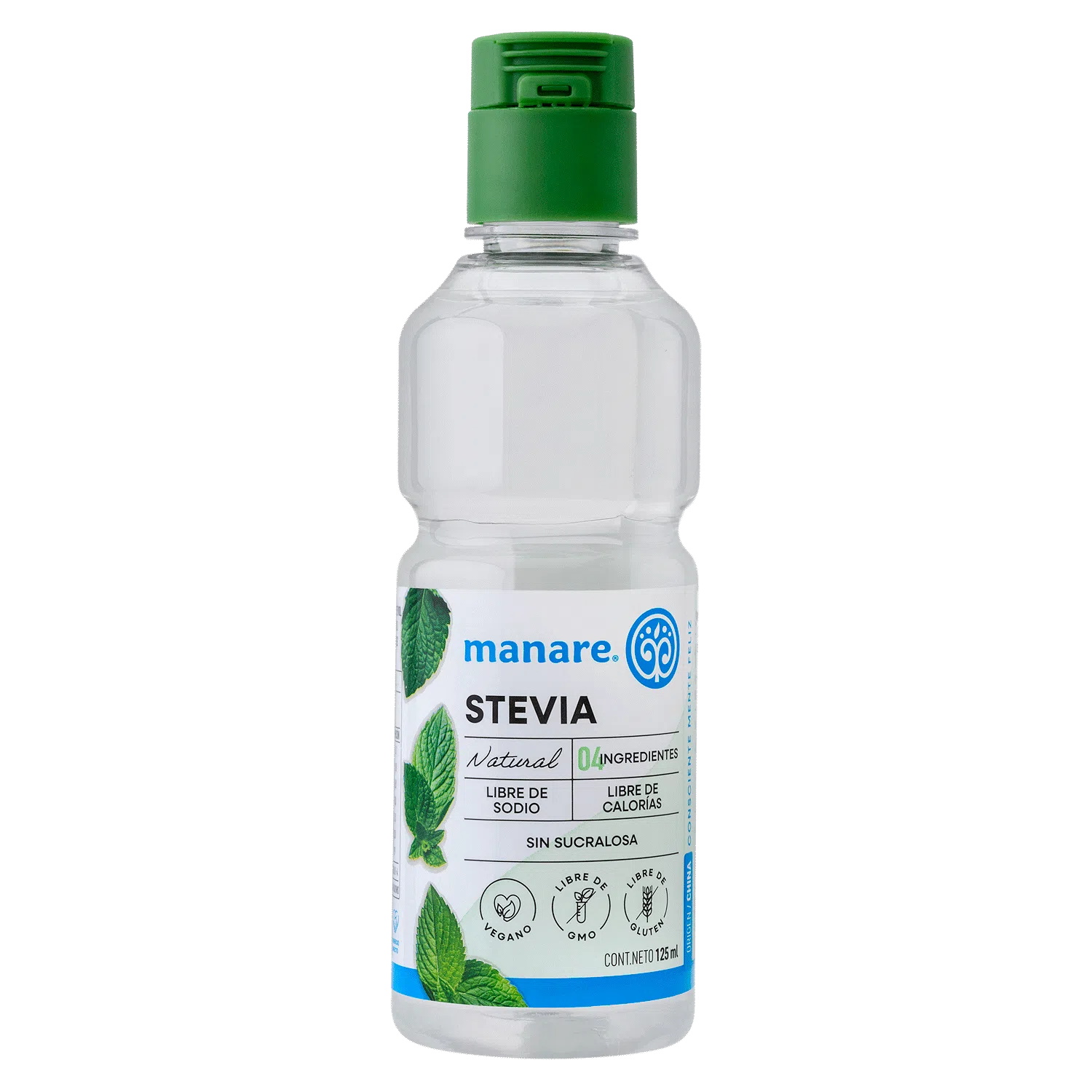 Stevia Líquida 125ml - Endulzante Sin Calorías - Manare