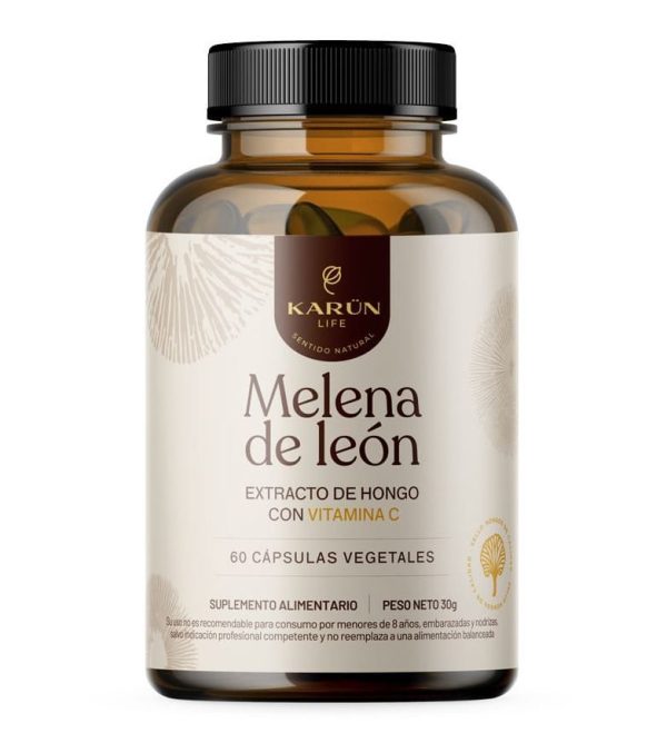Melena de león Karun Life 60 cápsulas vegetales - 500 mg