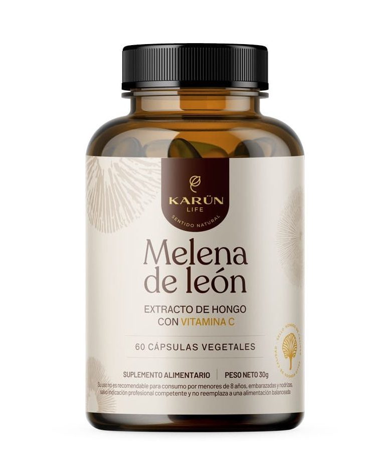 Melena de león Karun Life 60 cápsulas vegetales - 500 mg