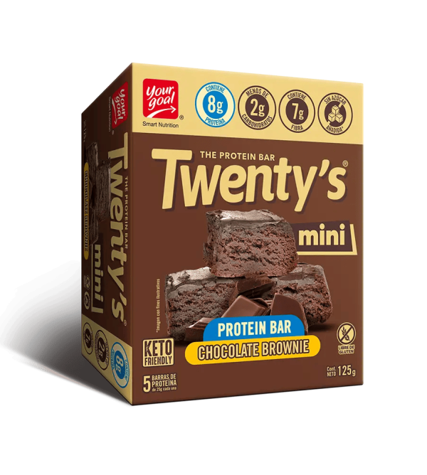 Barritas De Proteína Twenty's Mini Chocolate Brownie