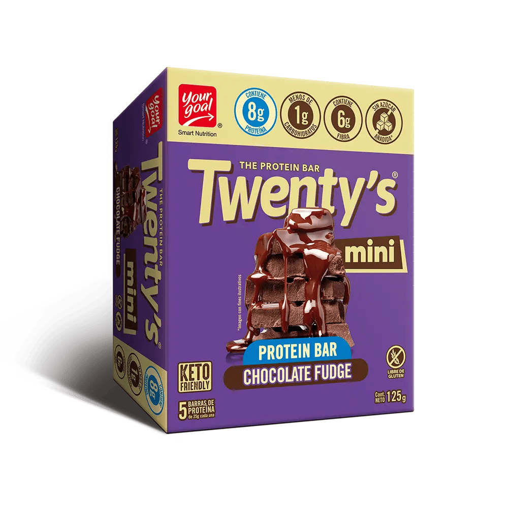 Barritas De Proteína Twenty's Mini Chocolate Fudge