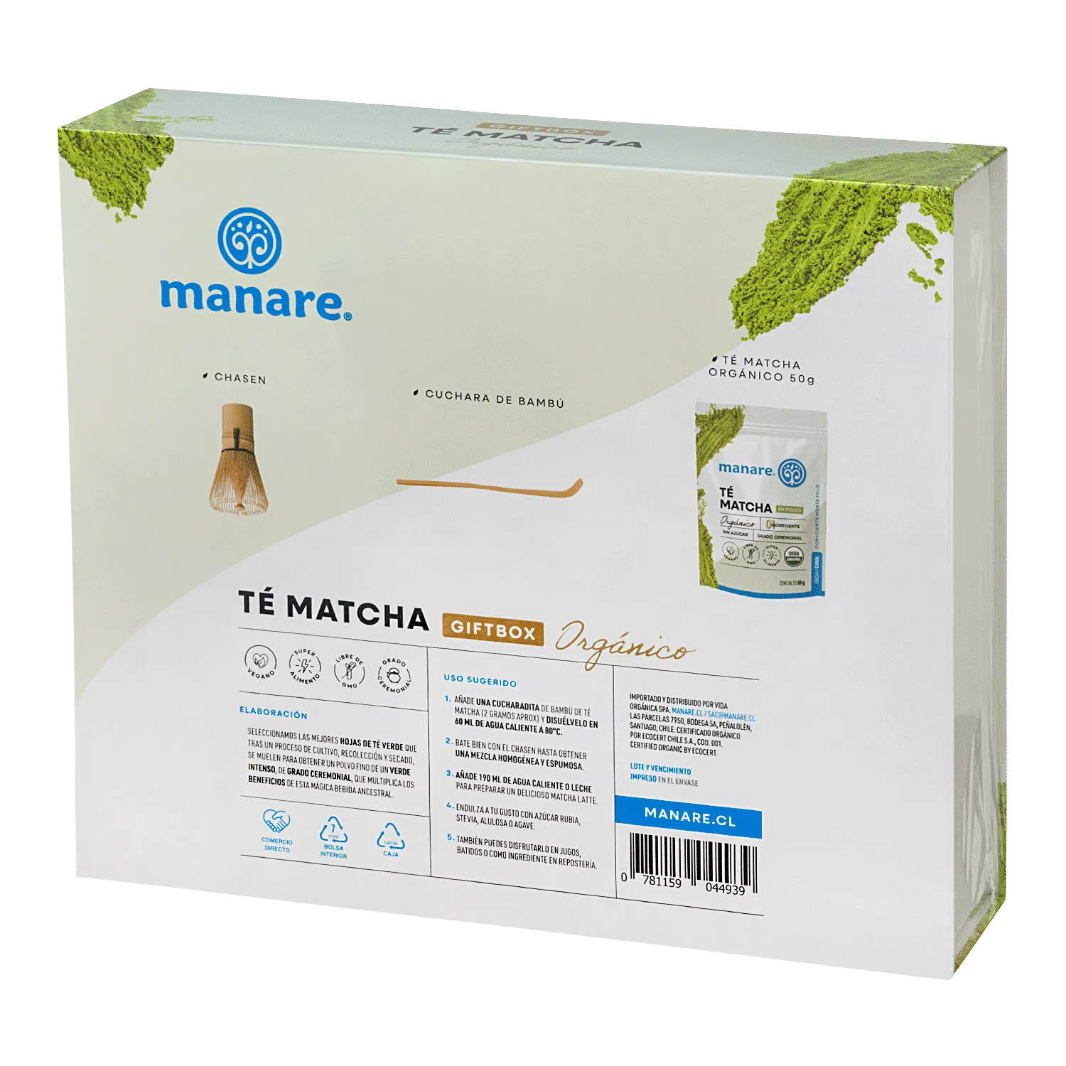Té Matcha Gift Box Orgánico - Pack Regalo - Manare - Imagen 2