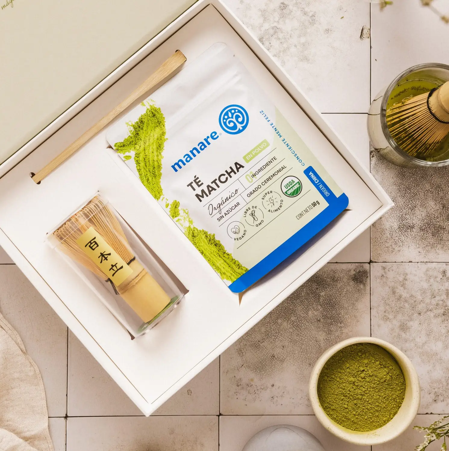 Té Matcha Gift Box Orgánico - Pack Regalo - Manare - Imagen 4