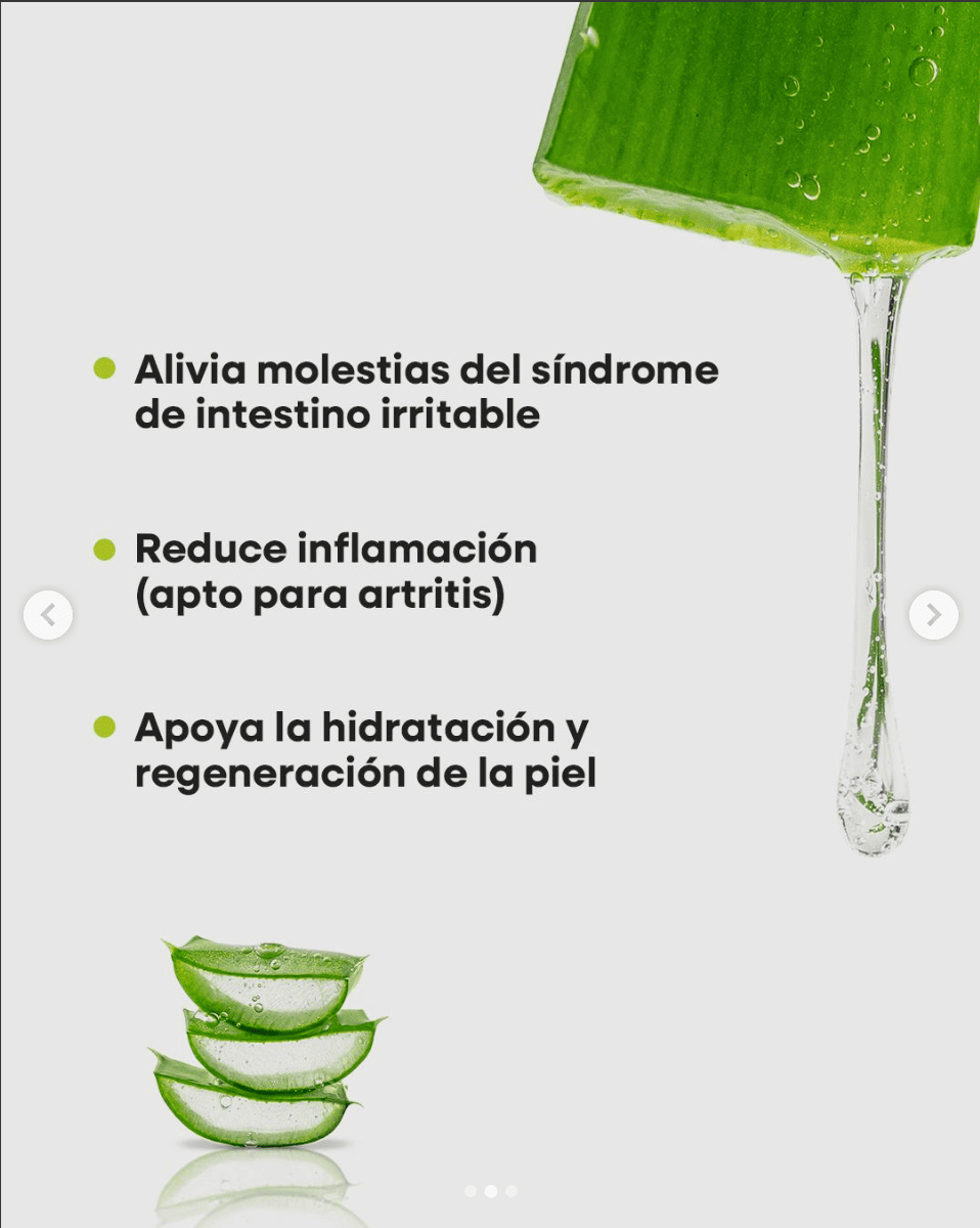 Aloe Vera Gel 473ml - Uso Alimenticio Y Cosmético - Manare - Imagen 5
