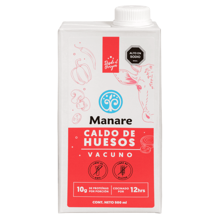 Caldo De Huesos De Vacuno 500ml - Manare
