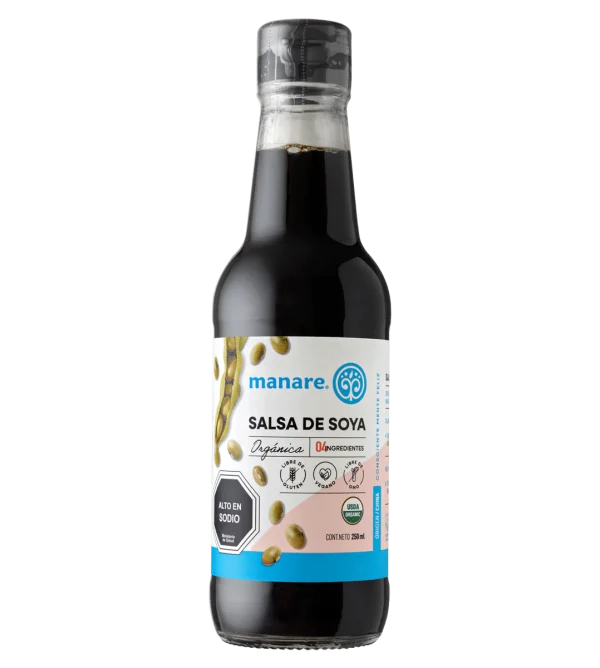 Salsa De Soya Orgánica 250ml - Manare