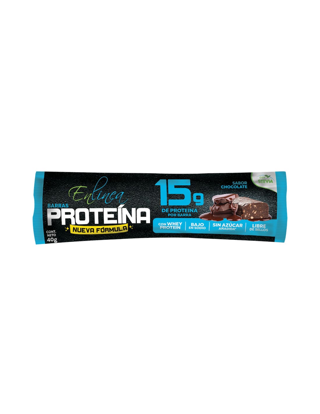 Barritas de Proteína Chocolate Sin Azúcar - En Línea - Imagen 2