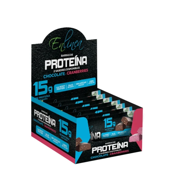 Barritas de Proteína Chocolate Sin Azúcar - En Línea