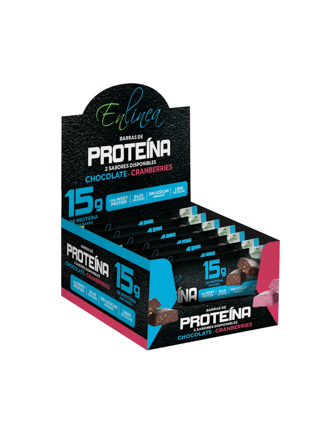 Barritas de Proteína Chocolate Sin Azúcar - En Línea