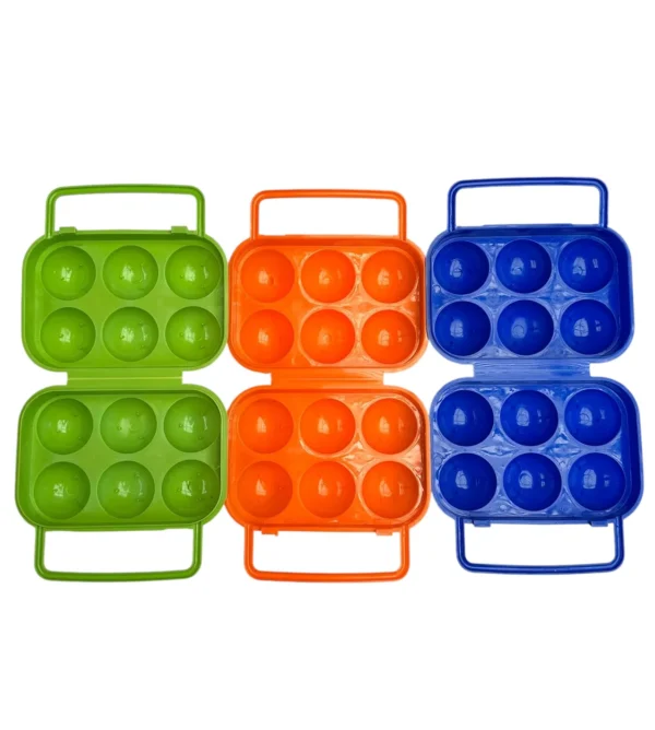 Porta huevos portatil para camping y picnic