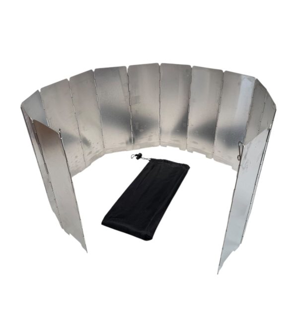 Protector de viento para cocinilla portátil grande 14 placas