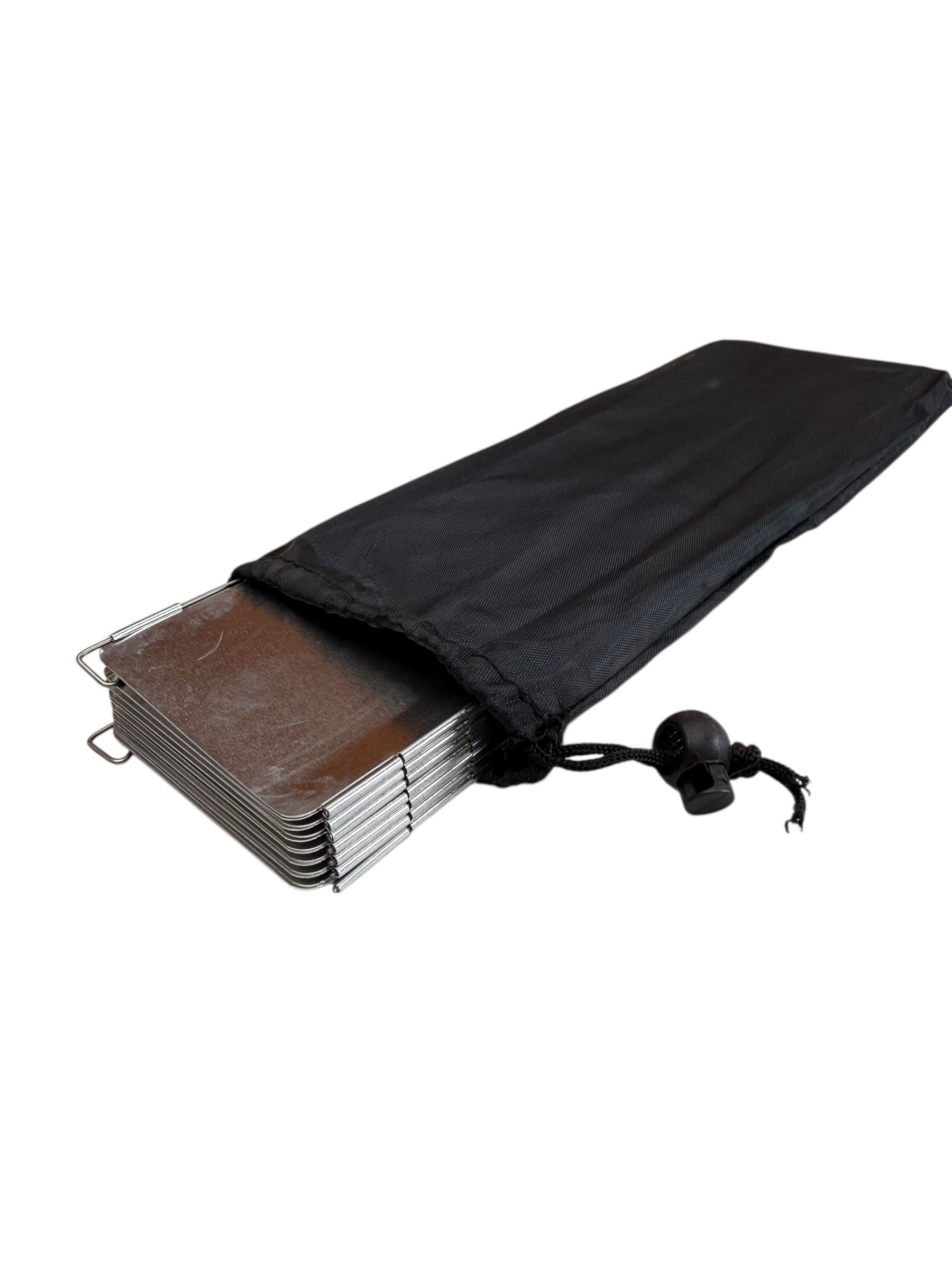Protector de viento para cocinilla portátil grande 14 placas - Imagen 6