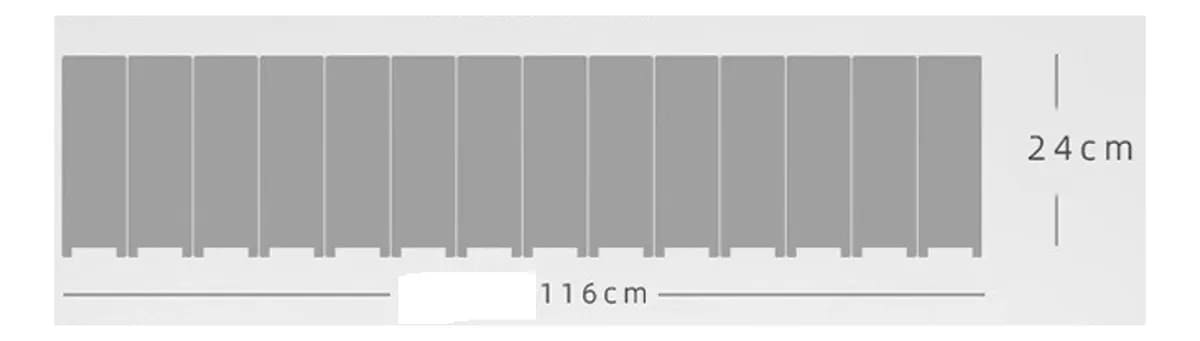 Protector de viento para cocinilla portátil grande 14 placas - Imagen 5