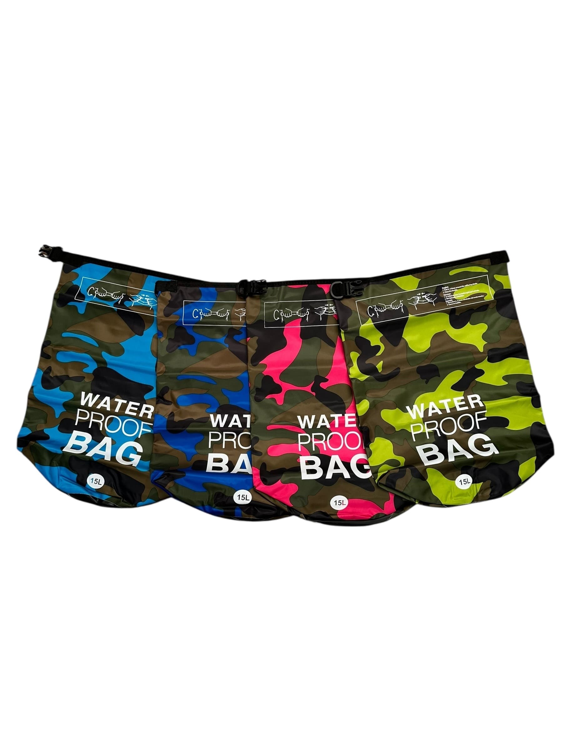Bolso impermeable waterproof flotante 15 Litros variedades