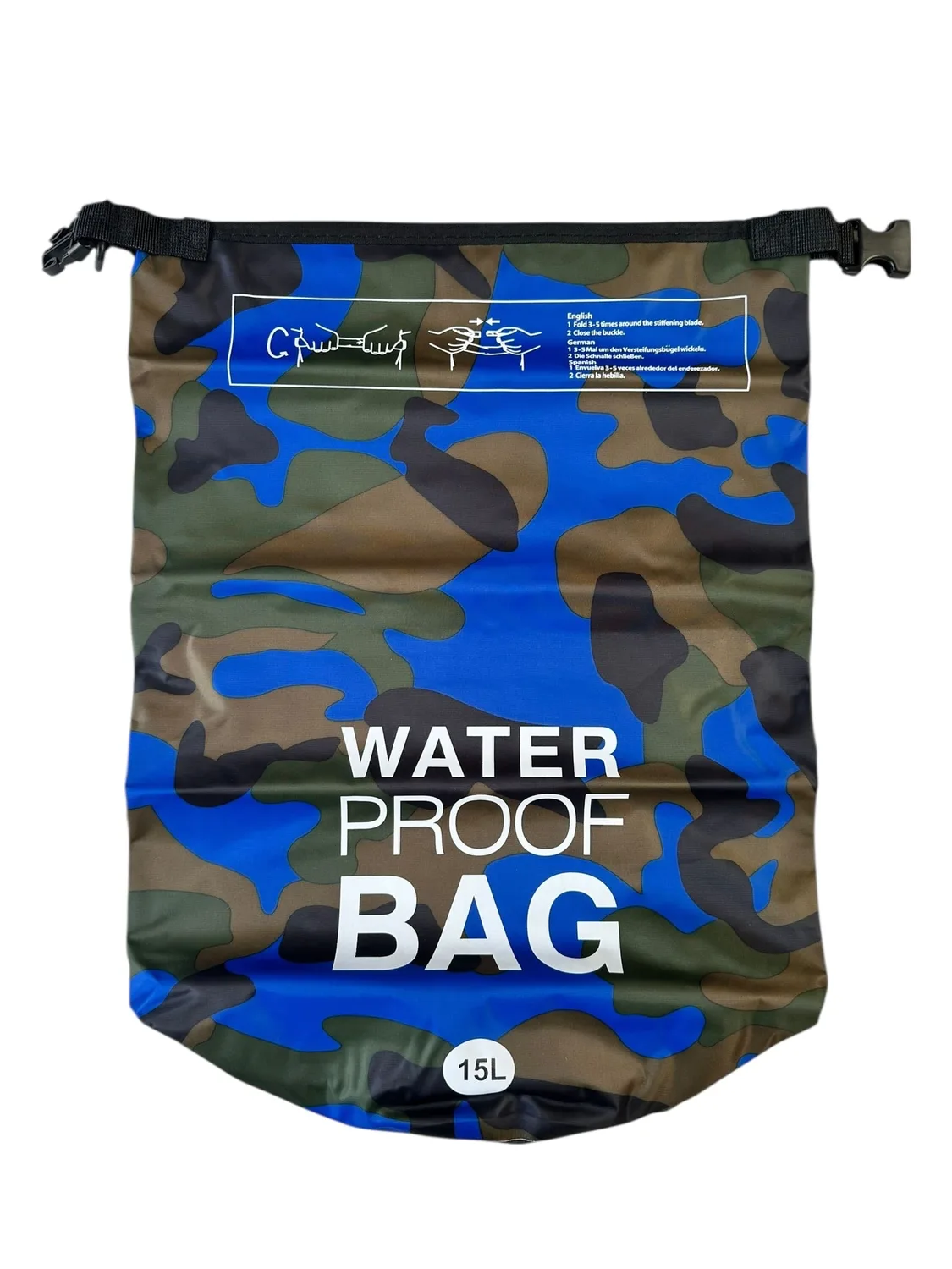 Bolso waterproof 15L azul 1