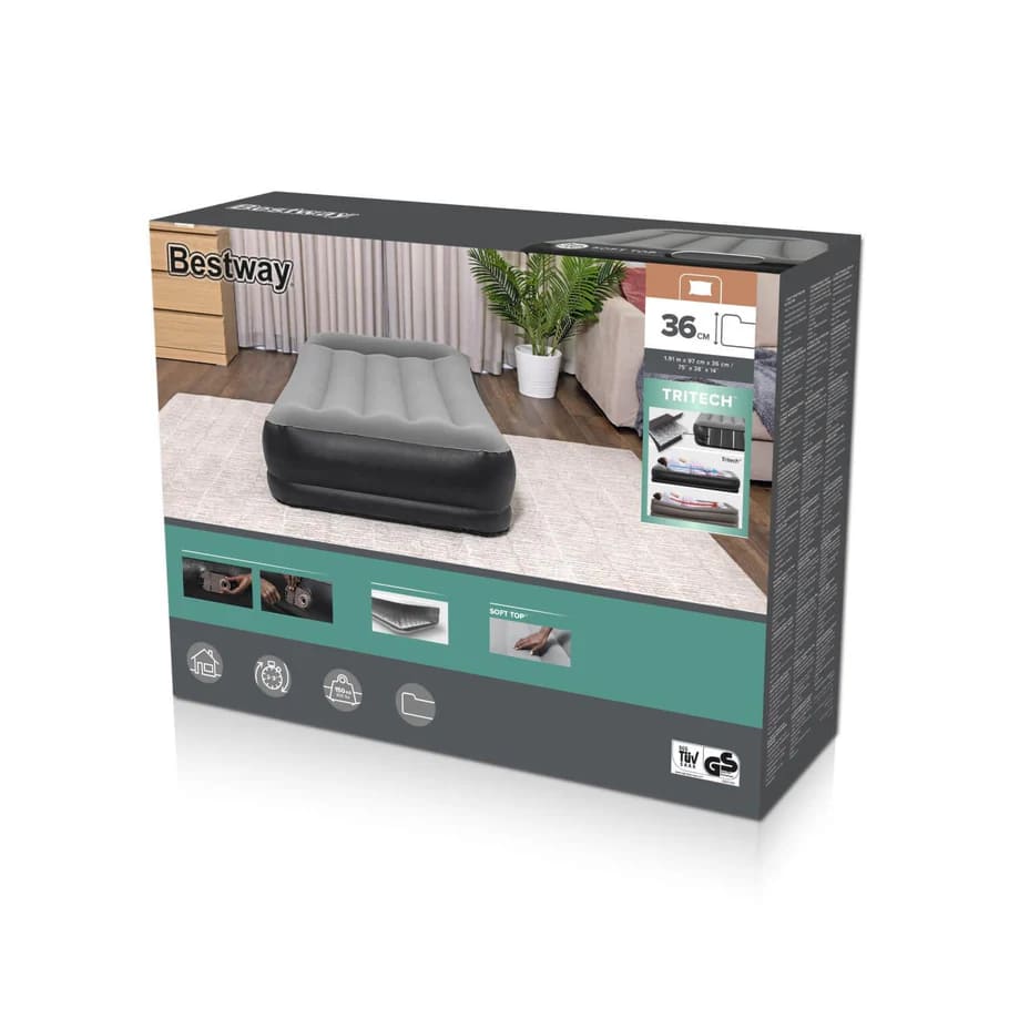Colchón inflable eléctrico 1,5 plaza Twin Tritech Bestway
