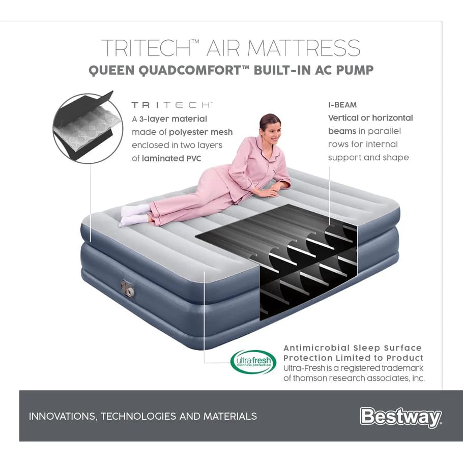 Colchón Inflable Eléctrico Queen Tritech Bestway