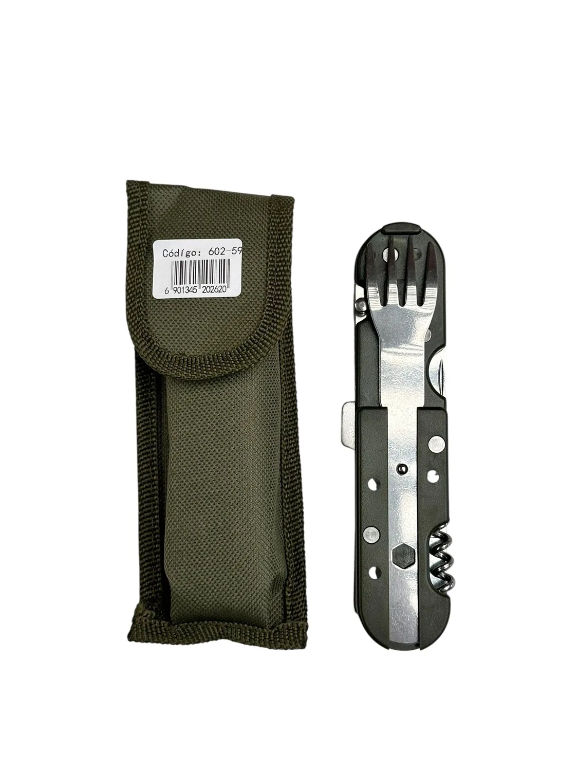 Set De Cubierto 3 En 1 Portátil Para Camping