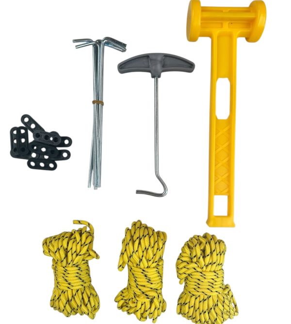 Set De Estacas Y Vientos