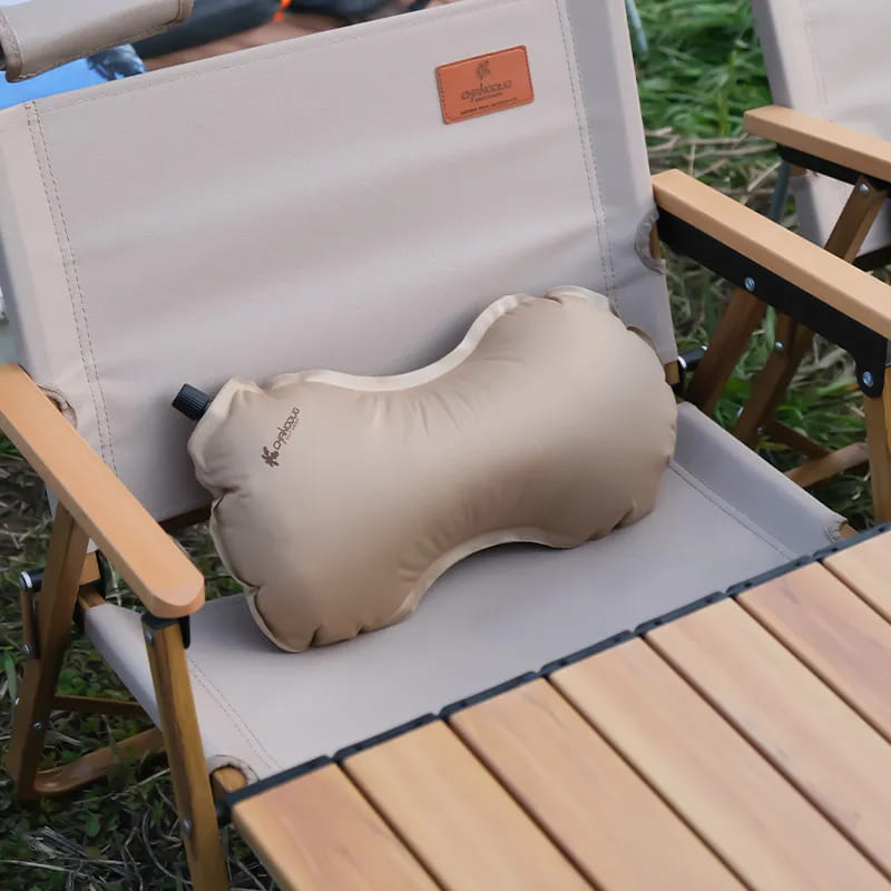 Almohada inflable para camping