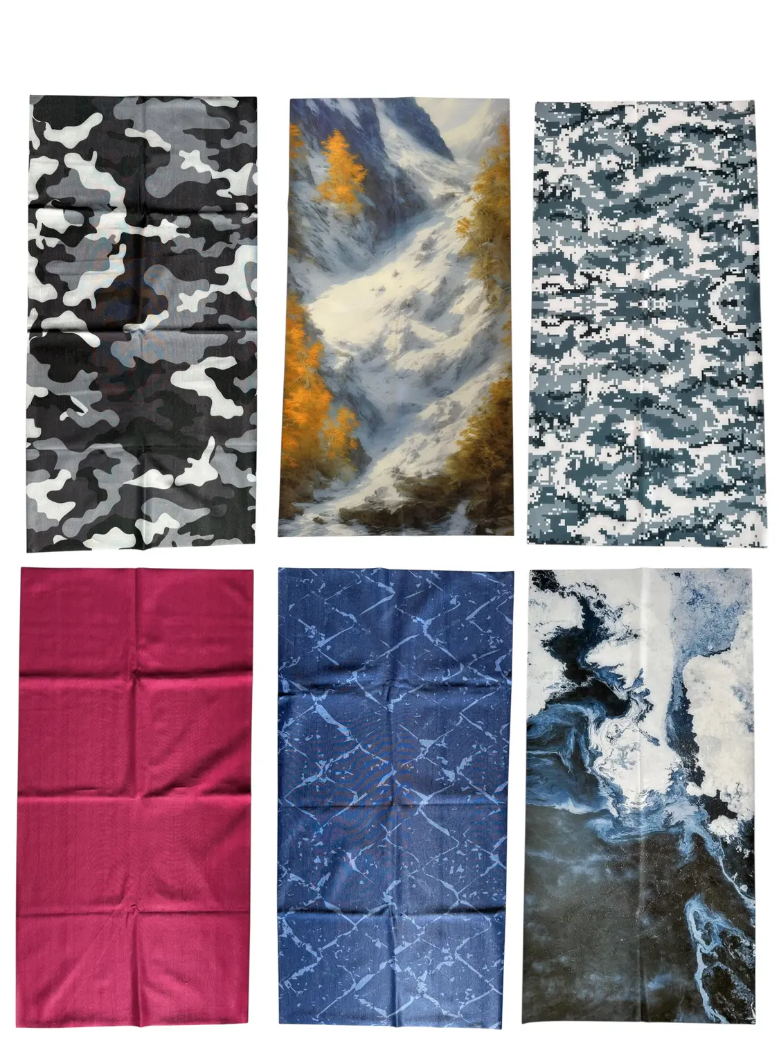 Bandana Deportiva Con Filtro Uv variedades