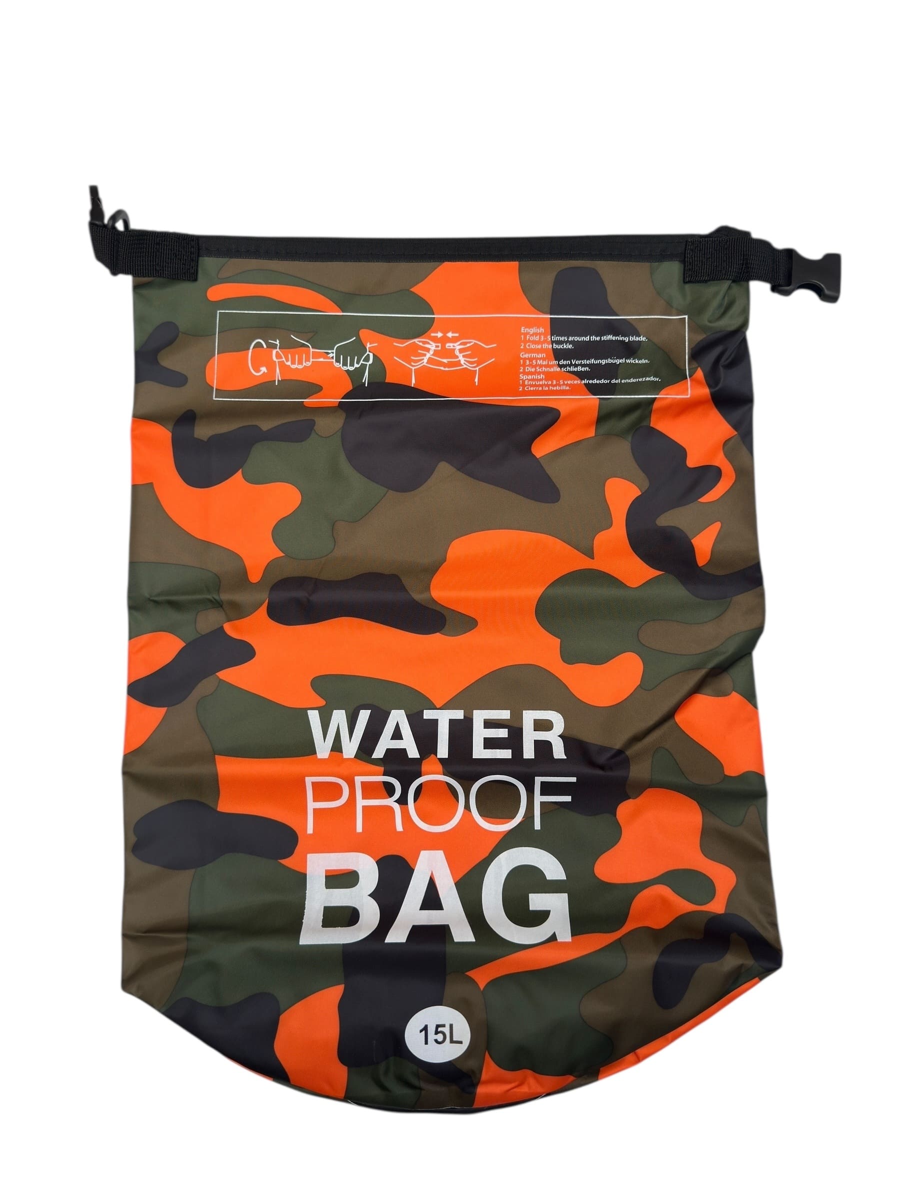 Bolso waterproof 15L naranjo