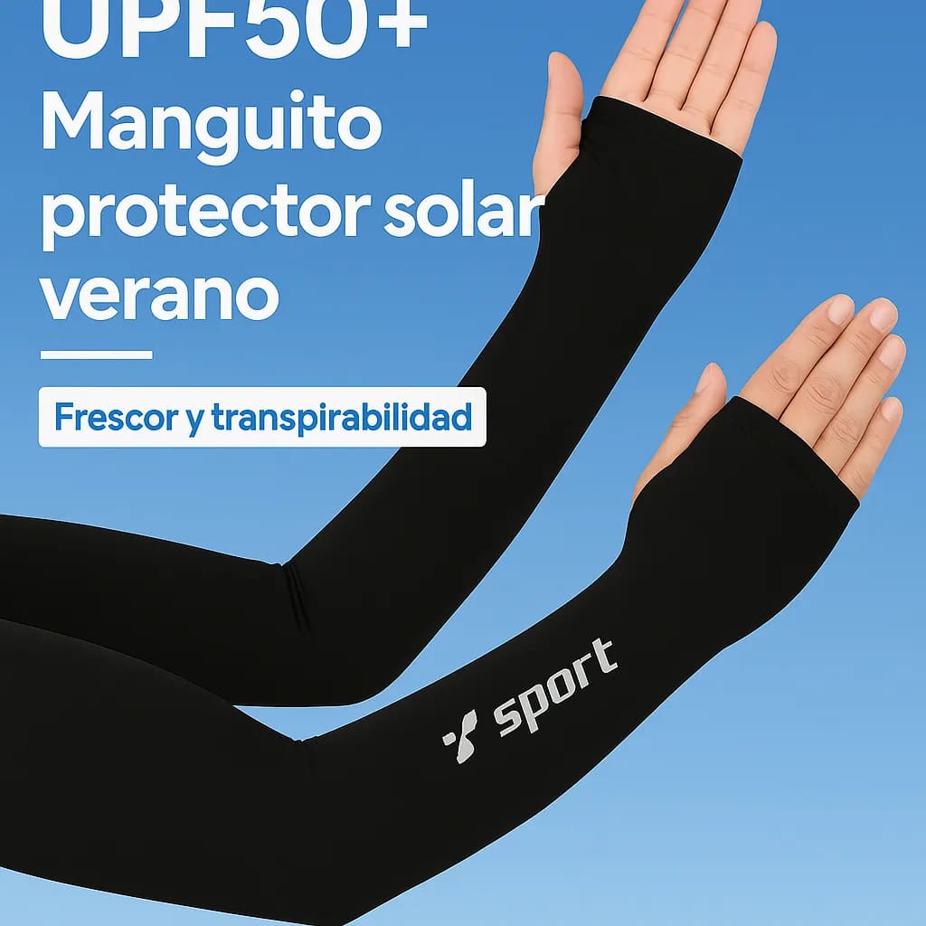 Mangas Deportivas con Protección Solar UPF50+