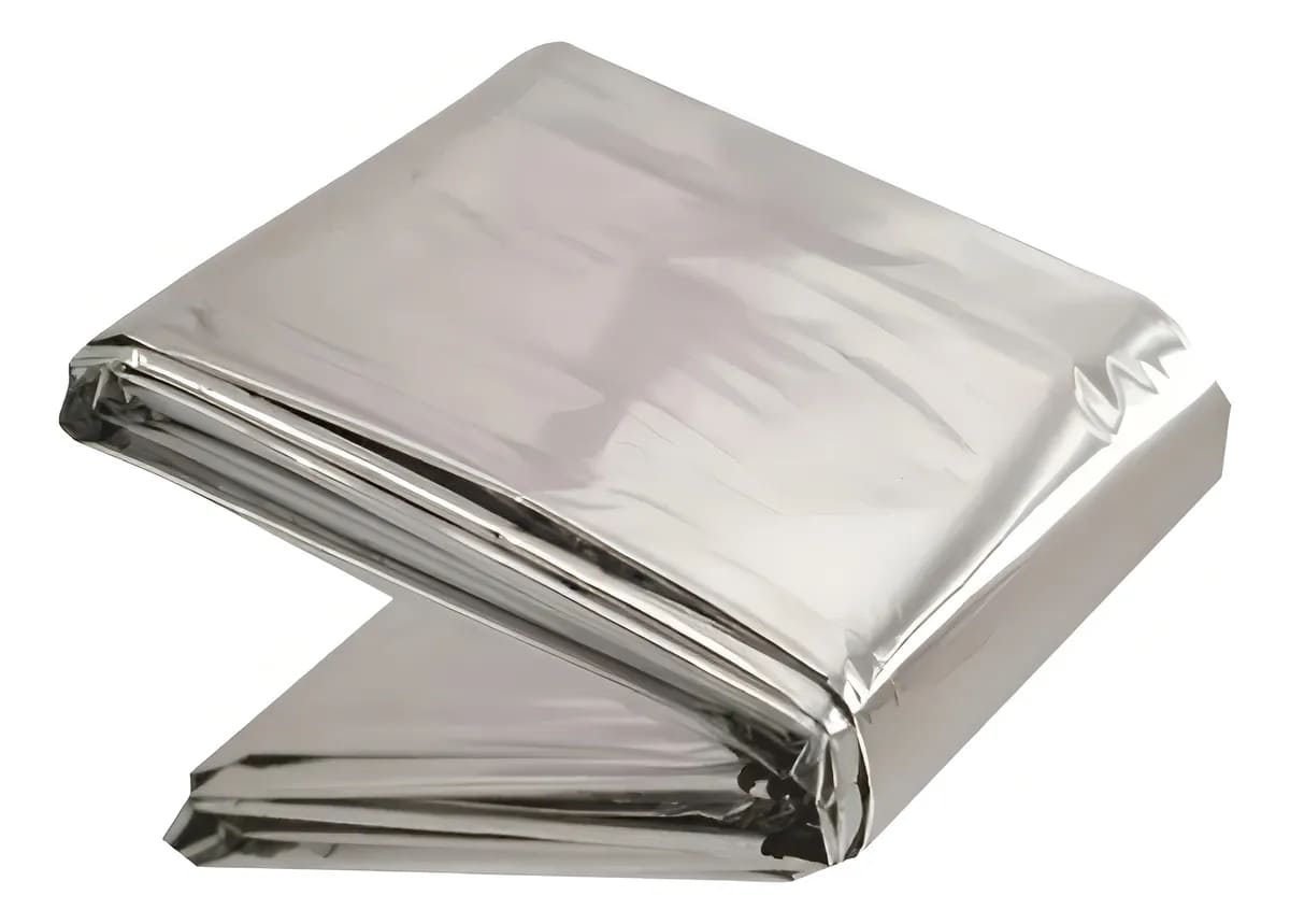 Pack 5 Mantas térmica de emergencia de aluminio