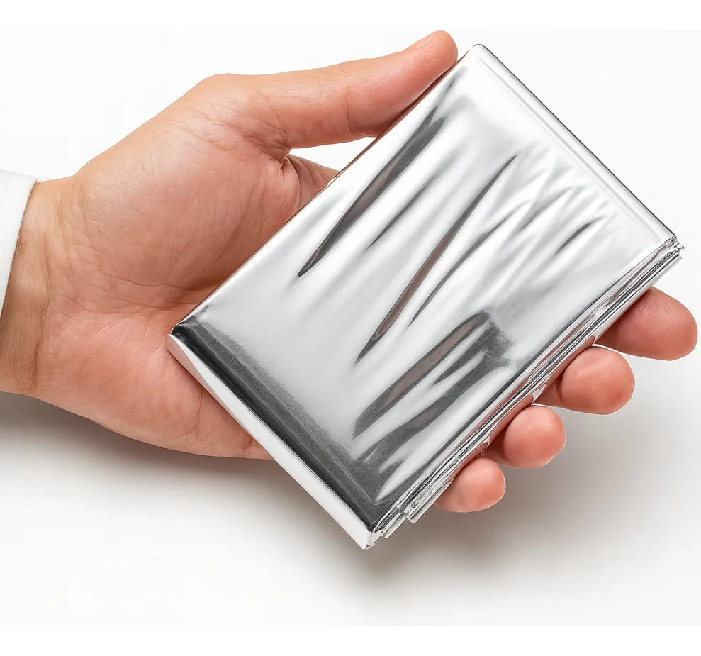 Pack 5 Mantas térmica de emergencia de aluminio