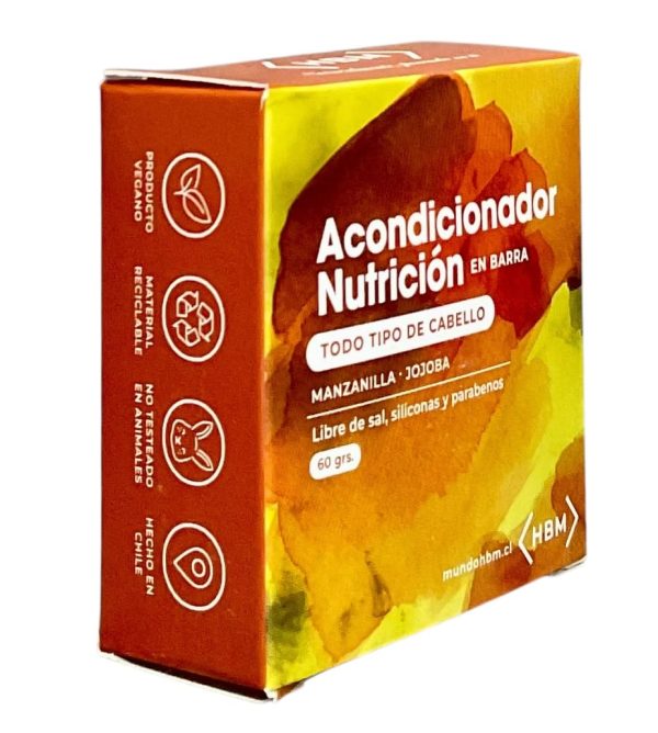 Acondicionador Nutrición Sólido en Barra Manzanilla Jojoba